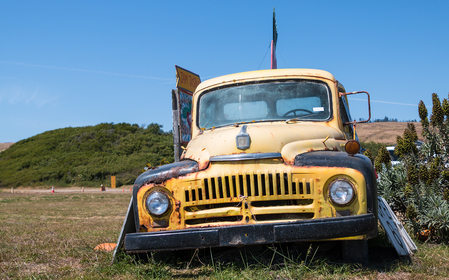 International Harvester L-110 als Werbefahrzeug der Swanton Berry Farm