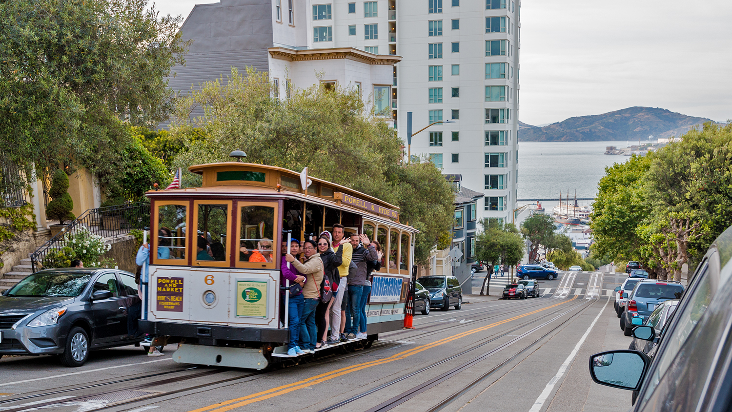 Cable Car auf der Hyde Street