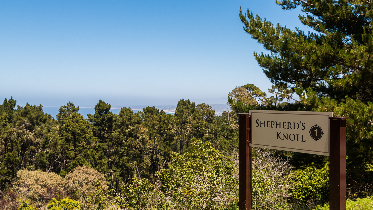 Aussichtspunkt "Shepherd's Knoll" mit Blick auf die Monterey Bay