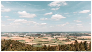 Blick auf die Hansestadt Korbach vom Eisenberg aus