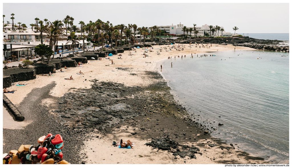 Playa Flamingo in Playa Blanca, Lanzarote