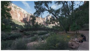 Wanderweg im Zion Nationalpark